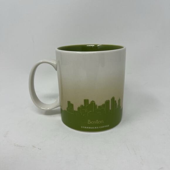 Starbucks Coffee Collector Series Boston Global Icon 16 Oz Mug Cup 2011 - Picture 3 of 6